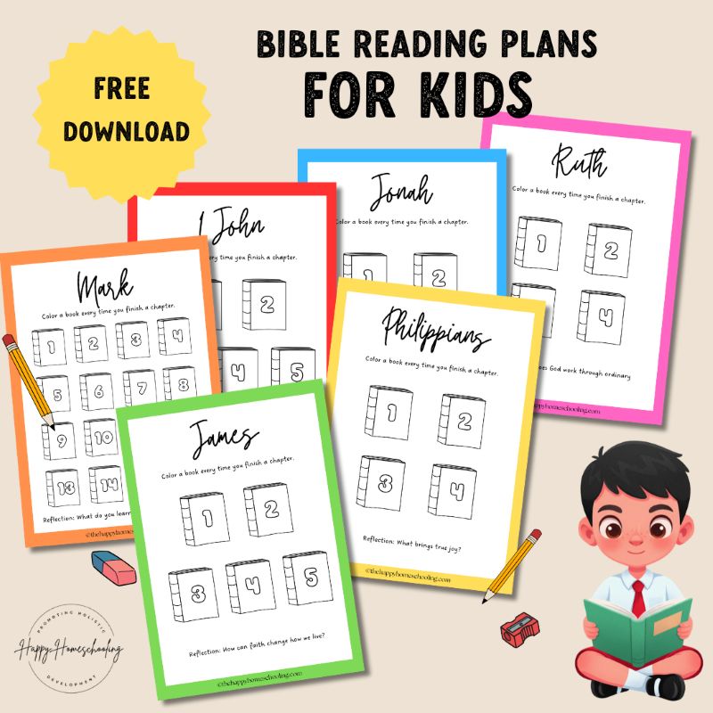 Printable Bible Reading Plans for Kids