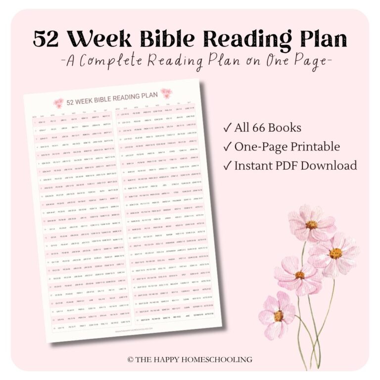 52-Week Bible Reading Plan for Busy Moms